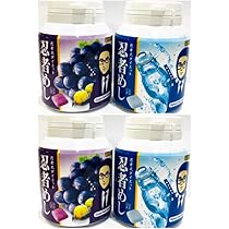 Amazon | 【まとめ買い4個セット】忍者 めし ラムネ・巨峰 ボトル 各